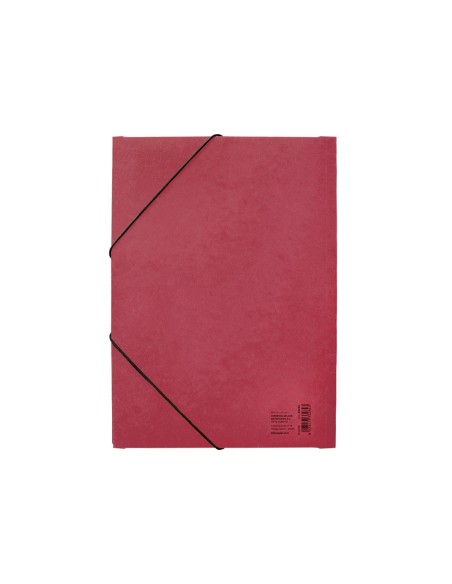 CARPETA GOMAS LIDERPAPEL A3 CARTON PRESPAN 3 SOLAPAS RJ.