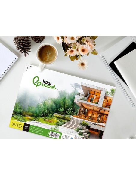 BLOC ENCOLADO LIDERPAPEL DIBUJO FL. 20H. 130GR.