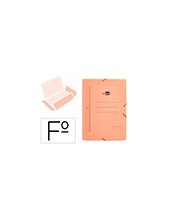 CARPETA GOMAS LIDERPAPEL FL CARTON COMPACTO 3 SOLAPAS CUERO 2