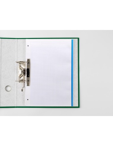 REC.DIN A4 120 H CUADRO 5 MM 4 TAL.SIN MARGEN BANDAS 5 COL.PAPEL 70 G
