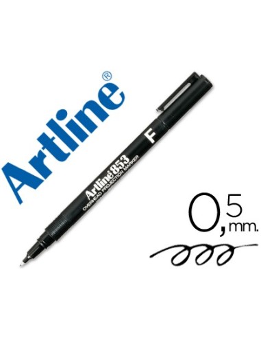 ROTULADOR ARTLINE RETRO.PUNTA FIBRA PERM.EK-853 NG.PUNTA RED.0.5 M