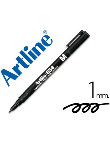 ROTULADOR ARTLINE RETRO.PUNTA FIBRA PERM.EK-854 NG.PUNTA RED.1 MM