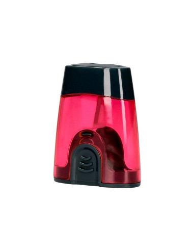 SACAPUNTAS LIDERPAPEL PLASTICO 1 USO CON DEPOSITO