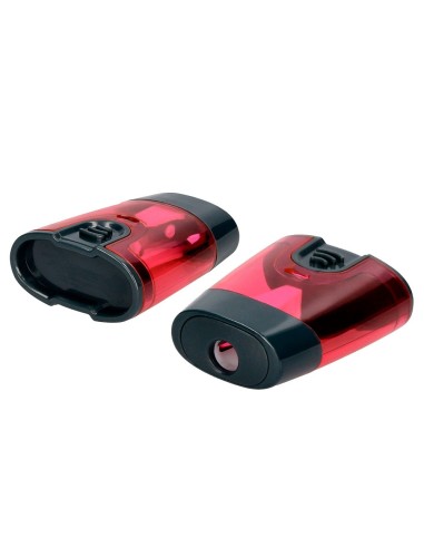 SACAPUNTAS LIDERPAPEL PLASTICO 1 USO CON DEPOSITO