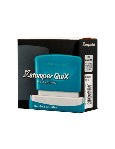 SELLO XSTAMPER QUIX PERSO.AZ. MEDIDAS 24X49MM Q-12 SELLO XSTAMPER QUIX PERSO.AZ. MEDIDAS 24X49MM Q-12