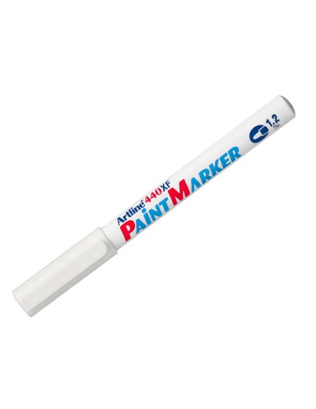 ROTULADOR ARTLINE MARCADOR PERM.EK-440 XF BLANCO PUNTA RED.1.2 MM MET