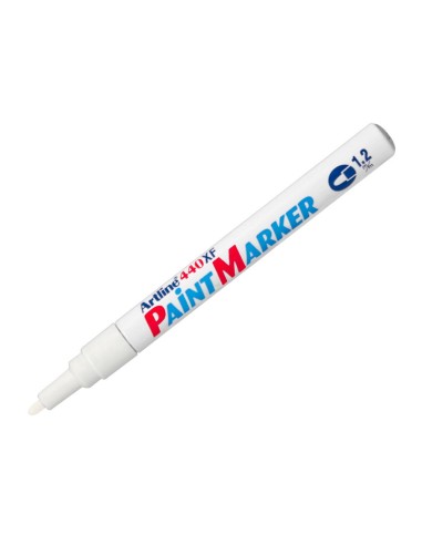 ROTULADOR ARTLINE MARCADOR PERM.EK-440 XF BLANCO PUNTA RED.1.2 MM MET