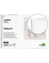 CUADERNO ESP. LIDERPAPEL DIBUJO 230X325MM 20H. 180GR. C/REC.