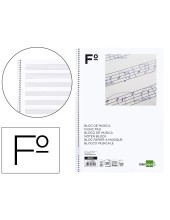 BLOC ESP. LIDERPAPEL MUSICA FL. PENTAGRAMA 3MM 20H. 100GR.