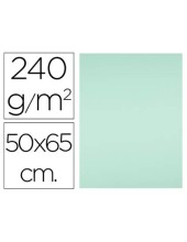 CARTULINA LIDERPAPEL 50X65 CM 240G/M2 VERDE PAQUETE 25 UNIDADES