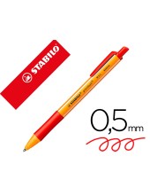 BOLIGRAFO STABILO POINTBALL 0,5 MM COLOR ROJO