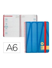 AGENDA ESP.ANTARTIK BOLD A6 2025 SEMANA VISTA AZ. PAPEL 80 GR