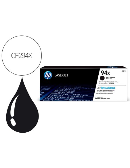 CF294X TONER HP LASERJET Nº 94X NG 2800 PG CF294X TONER HP LASERJET Nº 94X NG 2800 PG