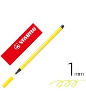 ROTULADOR STABILO ACUARELABLE PEN 68 AMARILLO LIMON 1 MM