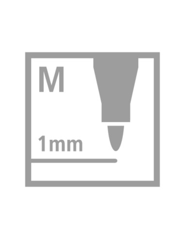 ROTULADOR STABILO ACUARELABLE PEN 68 BERMELLON PALIDO 1 MM