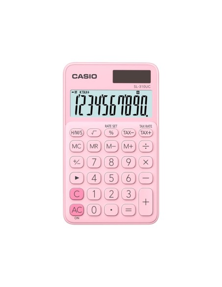 CALCULADORA CASIO SL-310UC-BU BOLSILLO 10D.TAX +/- DOBLE CERO AZ. CALCULADORA CASIO SL-310UC-BU BOLSILLO 10D.TAX +/- DOBLE CERO AZ.