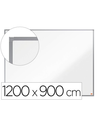 PIZARRA BL NOBO ESSENCE ACERO VITRIF. MAG.1200X900MM