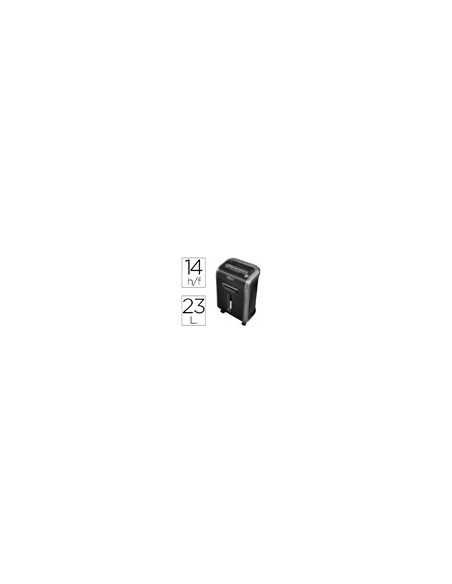 DESTRUCTORA DOC.FELLOWES PS-79Ci CAP.CORTE 14 H DESTRUYE GRAPAS CLIPS