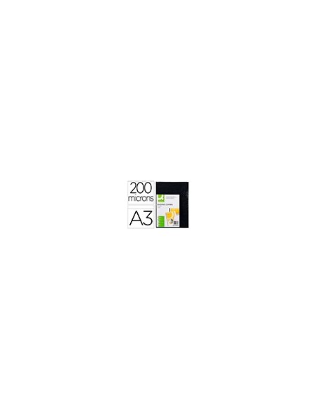 TAPA ENCUADERNACION Q-CON.ACETATO DIN A3 OPACA NEGRA 100 UD**72478 TAPA ENCUADERNACION Q-CON.ACETATO DIN A3 OPACA NEGRA 100 UD**72478