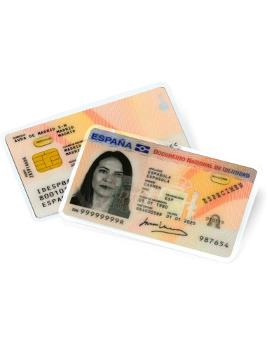 BOLSA PLASTIFICAR Q-CON.-90 X 60 MM 200 MC CARNET NIF 100UD**19465