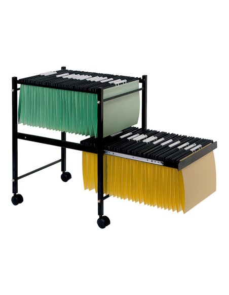 CARRITO CARPETAS COLGANTE FL Q-CON. C/RUEDAS PISO INF. EXTRAIBLE NG.