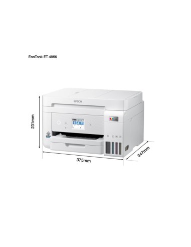 EPSON ECOTANK ET-4856 TINTA 33PPM SCANER COPIA FAX BAND.ENTRADA 250H.