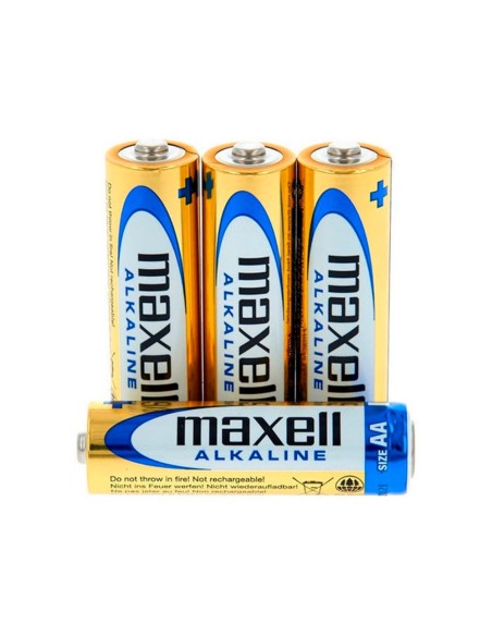 PILA MAXELL ALCALINA 1.5 V TIPO AA LR06 BLISTER 4 UD. PILA MAXELL ALCALINA 1.5 V TIPO AA LR06 BLISTER 4 UD.