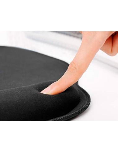 ALFOMBRILLA RATON Q-CONNECT REPOSAMUÑECAS ERGONOMICA GEL NG.