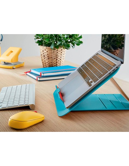 SOPORTE PORTATIL LEITZ ERGO COSY AJUSTABLE 4 ALTURAS AZ. 310X50X247MM