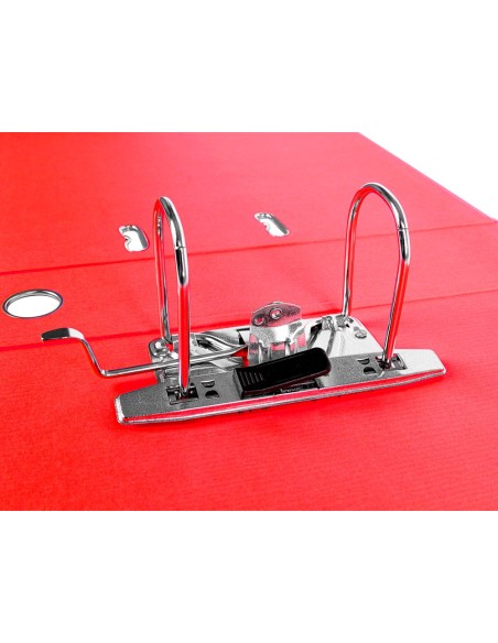 ARCH.PAL.LIDERPAPEL C.FORRADO FL.ROJO C/RADO