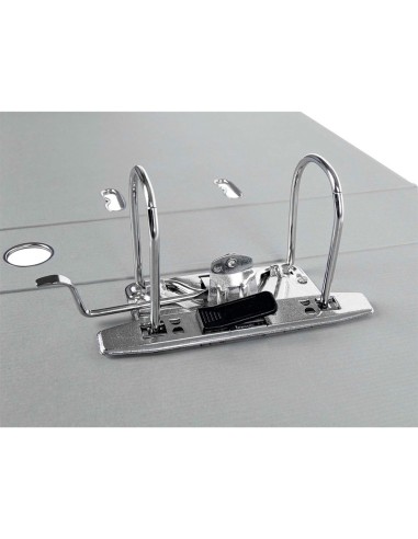 ARCH.PAL.LIDERPAPEL C.FORRADO FL.GRIS C/RADO