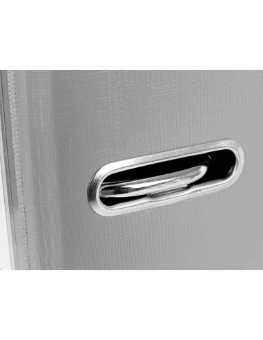 ARCH.PAL.LIDERPAPEL C.FORRADO DIN A4 GRIS C/RADO LOMO 75 MM