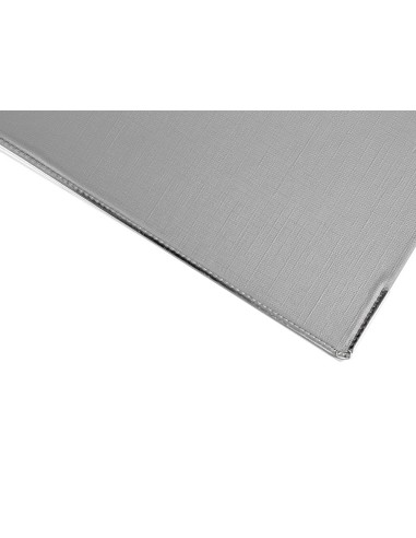 ARCH.PAL.LIDERPAPEL C.FORRADO DIN A4 GRIS C/RADO LOMO 75 MM