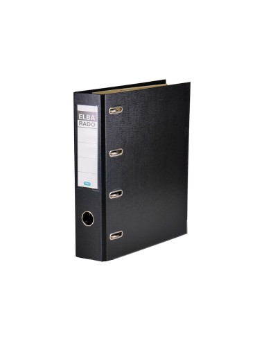 ARCH.PAL.ELBA CARTON FORRADO A4 NG.LOMO 75 MM RADO DOBLE