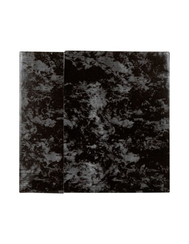 CAJA ARCH.PAL.CARTON FL.JASPEADO NEGRO PORT