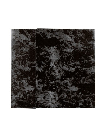 CAJA ARCH.PAL.CARTON FL.JASPEADO NEGRO PORT