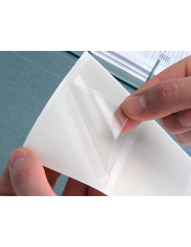 FUNDA AUTOADH. Q-CON.TARJETAS VISITA 60X95MM PACK 10 UDS.