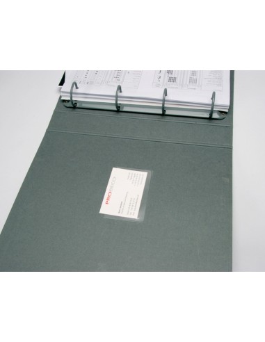 FUNDA AUTOADH. Q-CON.TARJETAS VISITA 60X95MM PACK 10 UDS.