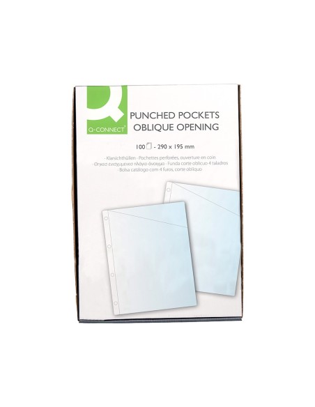 FUNDA Q-CON.CORTE OBLICUO 4 TAL.PVC 90 MY 100UD**44259