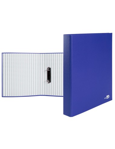 CARPETA 2 A 25 MM MIXTAS C.FORRADO PAPER FL.AZUL