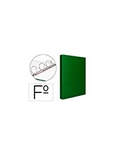 CARPETA 4 A 40 MM MIXTAS C.FORRADO PAPER FL.VERDE 2