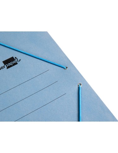 CARPETA GOMAS LIDERPAPEL FL CARTON 3 SOLAPAS AZ.