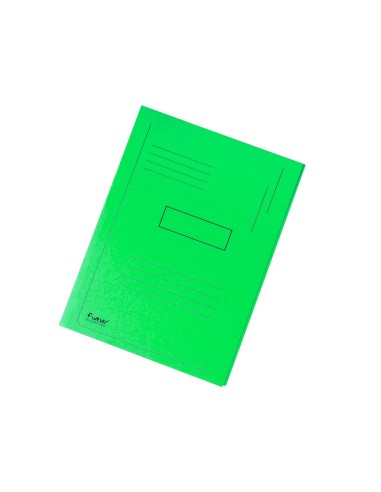 SUBCARPETA RECICLADA A4 280 GR. EXACOMPTA 2 SOLAPAS VERDE