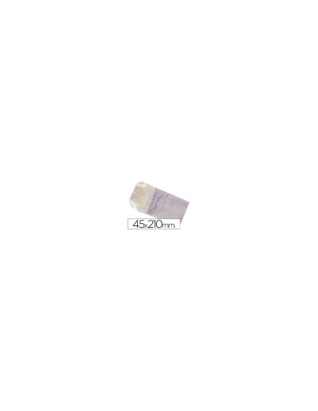 BOLSAS CELOFAN 45X210 MM PAQUETE 100 BOLSAS CELOFAN 45X210 MM PAQUETE 100