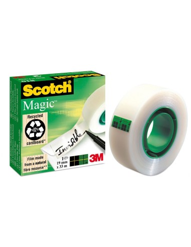 CINTA ADH. SCOTCH MAGIC 33X19 MM PACK 6 ROLLOS