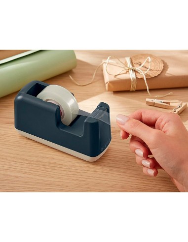 PORTARROLLO LEITZ COSY PLAST.CINTAS 33MT.GRIS