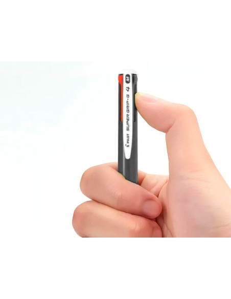 BOLIGRAFO PILOT SUPER GRIP G 4 RETRACTIL SUJECION CAUCHO CUERPO NG.