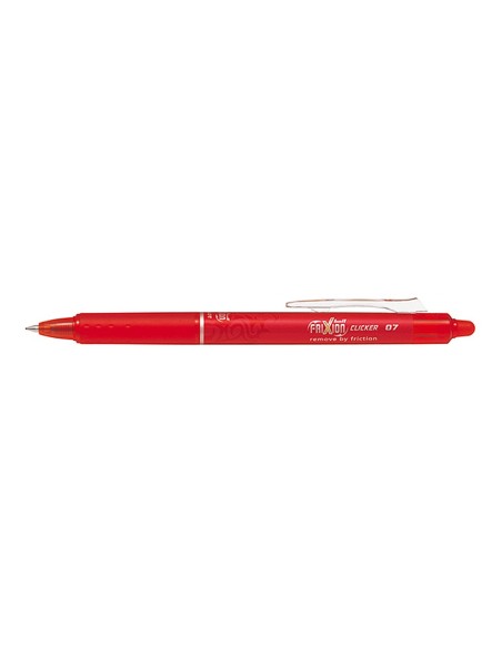 BOLIGRAFO PILOT FRIXION CLICKER BORRABLE 0,7 MM COLOR ROJO