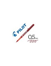 ROTULADOR PILOT ROLLER V-BALL ROJO 0.5 MM 2