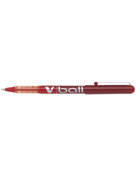 ROTULADOR PILOT ROLLER V-BALL ROJO 0.5 MM